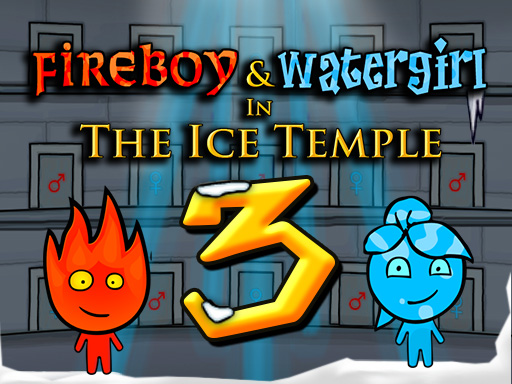 Play Fireboy and Watergirl: Ice Temple online with browser gameplay preview screenshot showcase for Bloxd fans today
