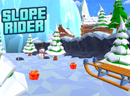 Play Slope Rider online with browser gameplay preview screenshot showcase for Bloxd fans today