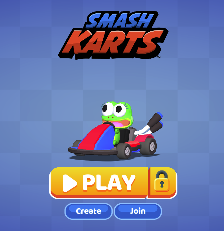 Play Smash Karts online with browser gameplay preview screenshot showcase for Bloxd fans today